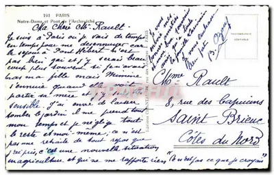 Notre-Dame w Paryżu — Most Arcole — Wydawnictwo Chantal — Rewers