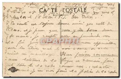 Toulon : Mourilion. Vista entre os Palmeiros — Editora: Carte Postale (n° 126) — Verso