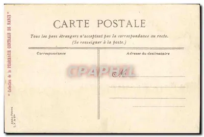 Monte Saint-Michel — O Châtelet — Editor L.V. & Cie — Verso