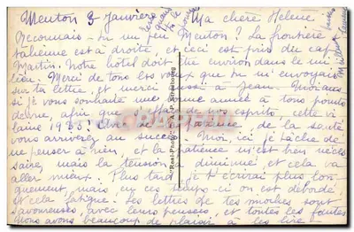 Menton — Przez sosny — Wydawca CAP, n° 42 — Rewers