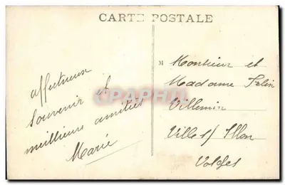 Capvern — A Estação Termal — Ed. O. Barchès, Capvern — Verso