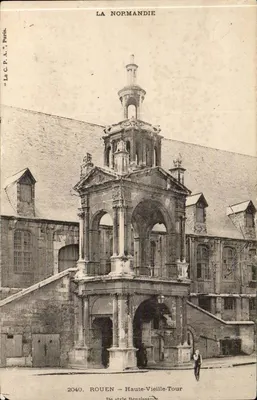 Rouen — Alta Torre Velha — De estilo Renascentista — A Bilhete postal antigo Paris, n°2040