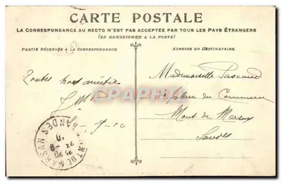 Rouen — Pałac Sądowy, Monumentalny Schodzie — E.D. 350 — Rewers