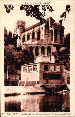 Lavaur — L'Abside de la Cathédrale et l'usine électrique — Lé Tarn Illustré, n°23