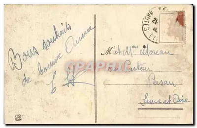 Tarbes - Estatua de Danton — Altos Pirineos, editor 71 — Reverso