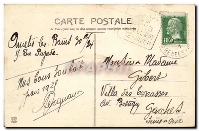 Amélie-les-Bains — Park — Szpital Wojskowy — Góry Mondony — Phototype Labouche Frères Toulouse — Rewers