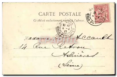 Bayonne. A Nive & o Ponte Maringo — A. B. — Verso