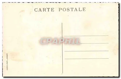 Annecy — As Velhas Prisões — Sítios pitorescos da Saboia, n°13 — Verso