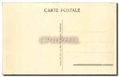 Belfort — O Ponte Carnot sobre a Savoureuse e a Praça Corbis — Cartas « M. H. » — Verso