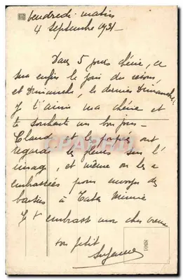 Buquê de rosas — A Amizade — texto impresso e manuscrito — editor não visível — Verso