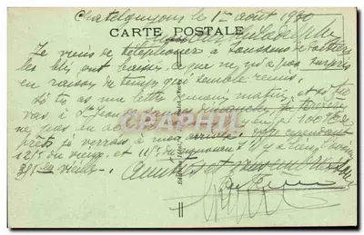 Vichy — Źródło Mesdames — Wydawca Ideal, nr 374 — Rewers