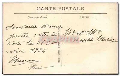 Bordeaux — Wnętrze Katedry Najświętszej Maryi Panny — wydawca BR — Rewers