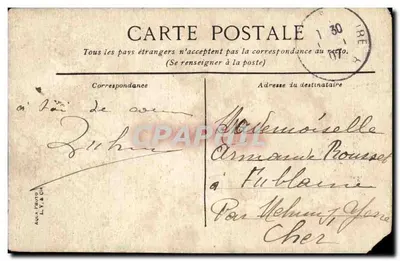 Le Mans - Oude huizen - Rue de Vaux — L.V.&C. n°145 — Achterkant