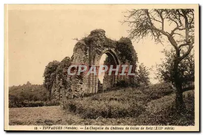 Tiffauges (Vendée) — A Capela do Castelo de Gilles de Retz (século XIII)