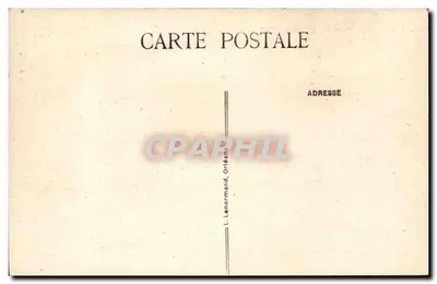 Orléans — Praça da Etapa — O Teatro e a Catedral — Editor L. Lenormand, n° 313 — Verso