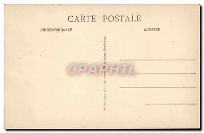 Bordeaux — Il Grand-Théâtre — P. Barron, editore, 54, cours de l'Intendance, Bordeaux — Verso