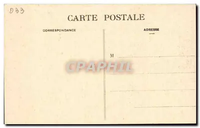 Bordeaux — Grosse Cloche — Marcel Delhoy, fototipie, n°24 — Achterkant