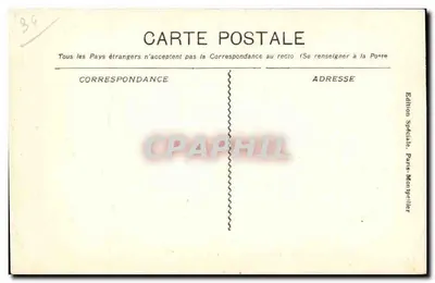 Montpellier - A Faculdade de Medicina — Edição Especial, Paris-Montpellier, n° 396 — Verso