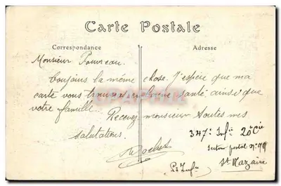 Bombardowanie REIMS — Rue Saint-Symphorien — Zbiór H. George, Reims, nr 50 — Rewers