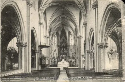 Bon Encontre — Interior da Basílica — Phototypie Perret, Agen, n°4