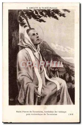 San Pietro di Tarentaise — fondatore dell'Abbazia di Tamié (Savoia) — J.B.E.