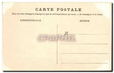 Amiens — Het Paleis van Justitie, Hoofdgezicht — G. Hanquart, fot. uitgever — Achterkant