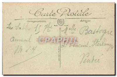 Les Sables-d'Olonne — A Hôtel du Remblai e a Praia — LL. — Verso