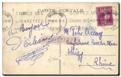 Orléans — Souvenir — unknown publisher, series number not visible — Back