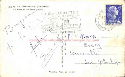 La Rochelle — Het Haven en de Twee Torens — Uitgave La Rochelle — Achterkant
