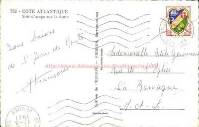 Kraj Atlantycki — Burzowy wieczór na dune — Wydanie 'EUROP' — Rewers