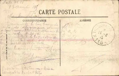 Verdun — Promenade de la Digue — LL. n°44 — Verso