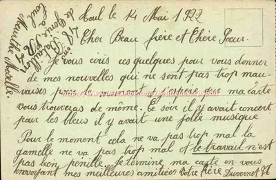 Toul Pittoresque — Portal do Hotel de Ville — Gerdolle e Briquet, editores, Toul — Verso