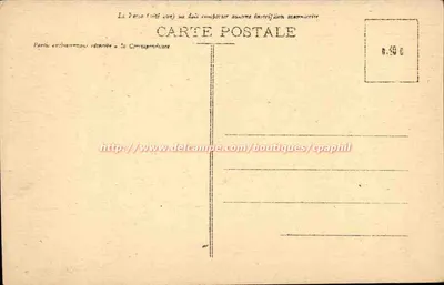 La Bastie d'Urfe - Um dos Vitrails (em 1858) — L.D. - n°14 — Verso