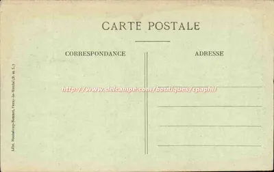 Paray-le-Monial — Antiga Igreja de São Nicolau, hoje Justiça de Paz — Libr. Bouteloup-Bonnet, Paray-le-Monial — Verso