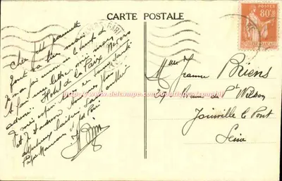 Nevers — La Visitation o Cappella Santa Maria — Edizione Roube — Verso