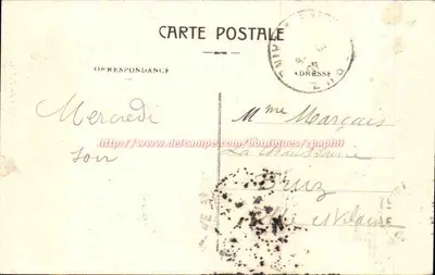 Bordeaux — La Porte du Palais — uitgever Delcampe, n° 67 — Achterkant