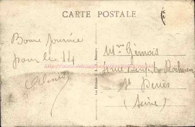 Besançon-les-Bains — Valle del Doud a Casamène — Editore Dachoux — Verso