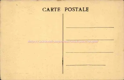 Besançon — Grand-Rue e Palácio Granvelle — Fot. Combier-Macon — Verso