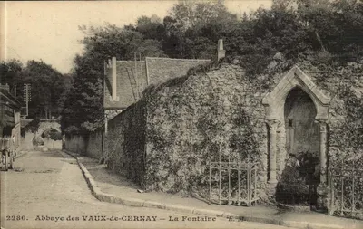 Abadia dos Vaux-de-Cernay — A Fonte — E. M.
