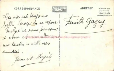 Lac d'Annecy — Duingt — Zamek — LL — 167 — Rewers