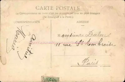 Vale da Loue — Castelo de Cléron — Editor: 388 — Verso