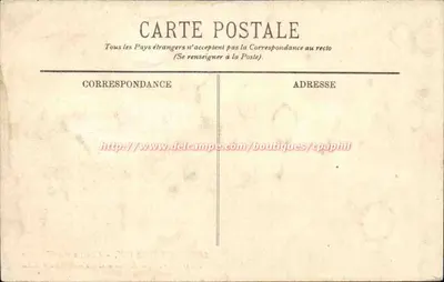 Les Bordas — Cours du Trône — Wydawca nieznany — Rewers