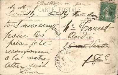NANTES — Quai de la Fosse et Panorama vers l'Est — Collection F. Chapeau Nantes, 21' mille — Verso