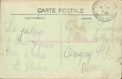 Pau — Widok Panoramiczny — C.C. - 1. PAU — Rewers
