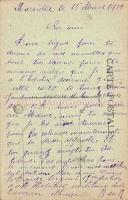 Marselha — Basílica de N.-D. da Guarda — J. F. n°56 — Verso