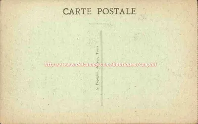 Tours (Indre-et-Loire) — Panorama Wieży Karola, Bazyliki Świętego Martyna i zachodniej części miasta — A. P. — Rewers