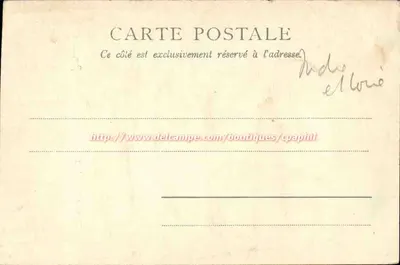 Capela Saint-Hubert — Amboise — editor não identificado — Verso