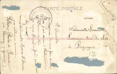 Châteauroux (Indre) — Entrada do Castelo Pinoul — Edição 'C. G.' — Verso