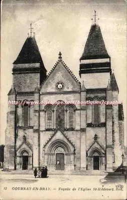 Gournay-en-Bray — Facha da Igreja de São Hildeberto — NDHOT