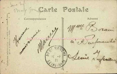 Gournay-en-Bray — Facha da Igreja de São Hildeberto — NDHOT — Verso